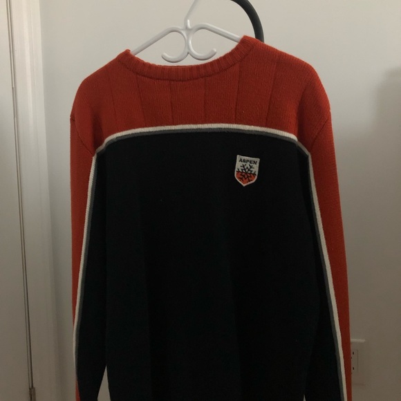Aspen black orange and grey sweater - Picture 1 of 4